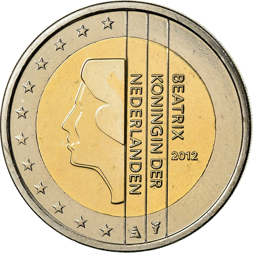 Netherlands, 2 Euro, 2012, BU, MS(65-70), Bi-Metallic, KM:272