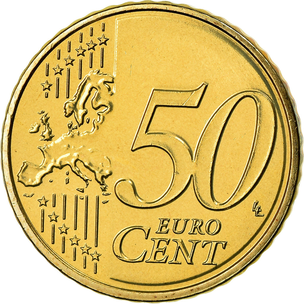 Netherlands, 50 Euro Cent, 2012, BU, MS(65-70), Brass, KM:270