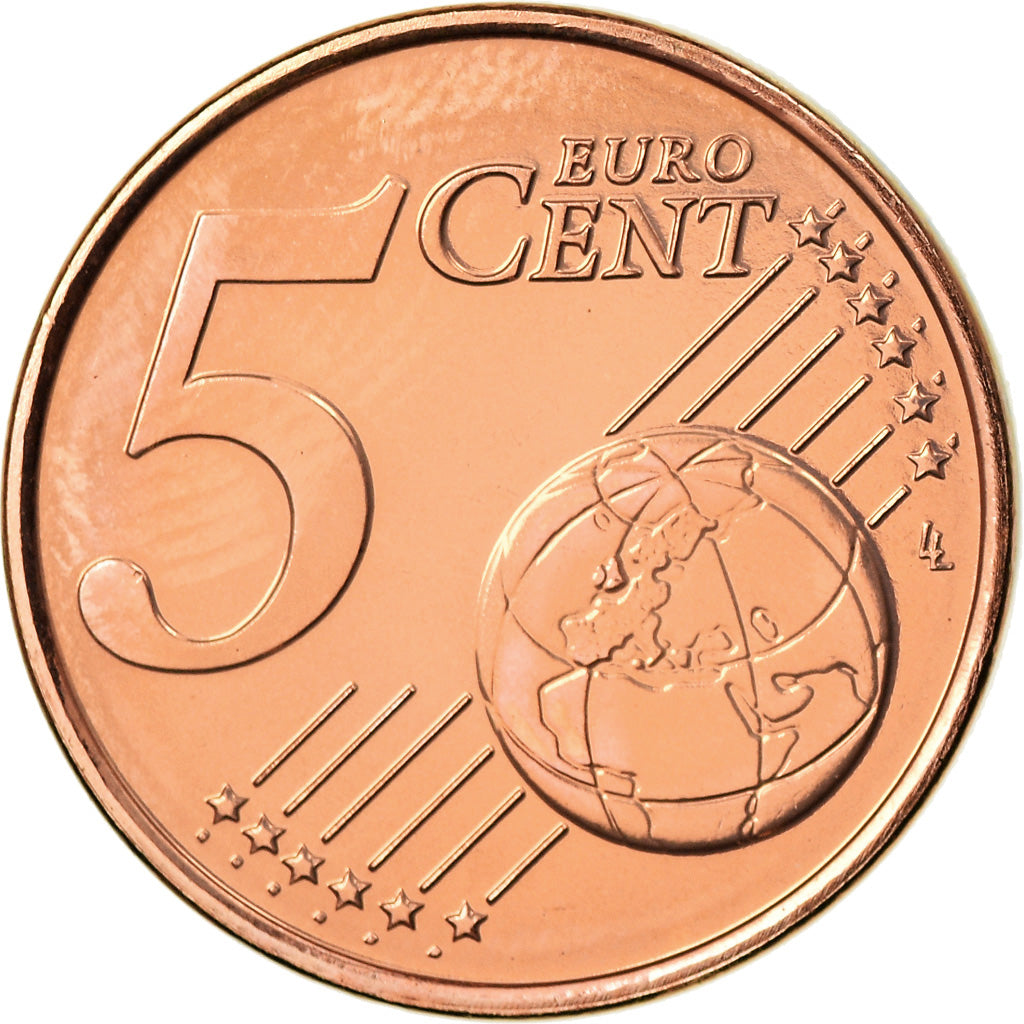 Niederlande, 5 Euro Cent, 2012, BU, STGL, Copper Plated Steel, KM:236