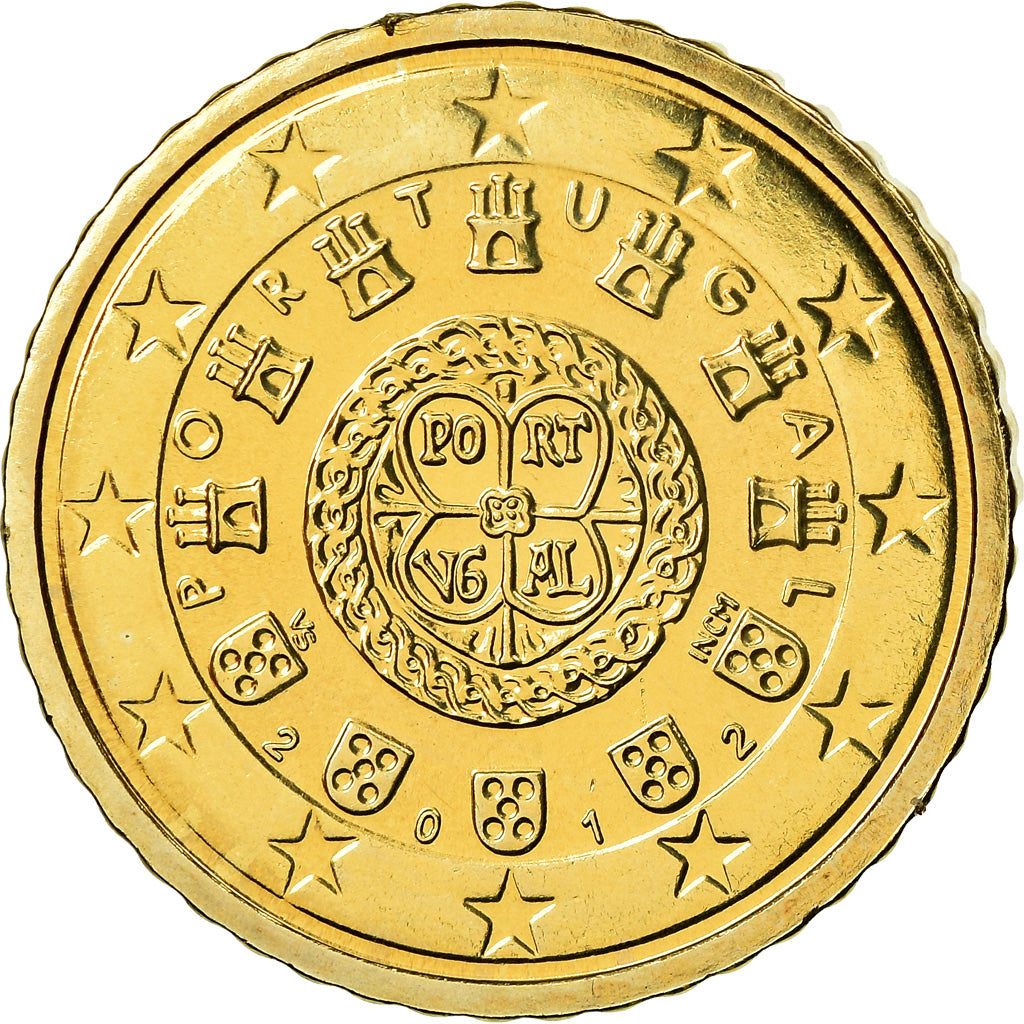 Portugal, 50 Euro Cent, 2012, BU, MS(65-70), Brass, KM:765
