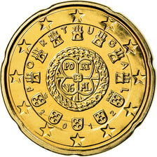 Portugal, 20 Euro Cent, 2012, BU, MS(65-70), Brass, KM:764