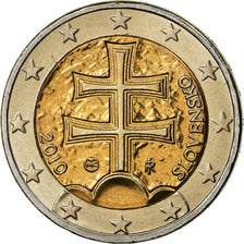 Slovakia, 2 Euro, 2010, BU, MS(65-70), Bi-Metallic, KM:102