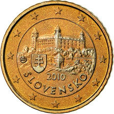 Slovakia, 50 Euro Cent, 2010, BU, MS(65-70), Brass, KM:100