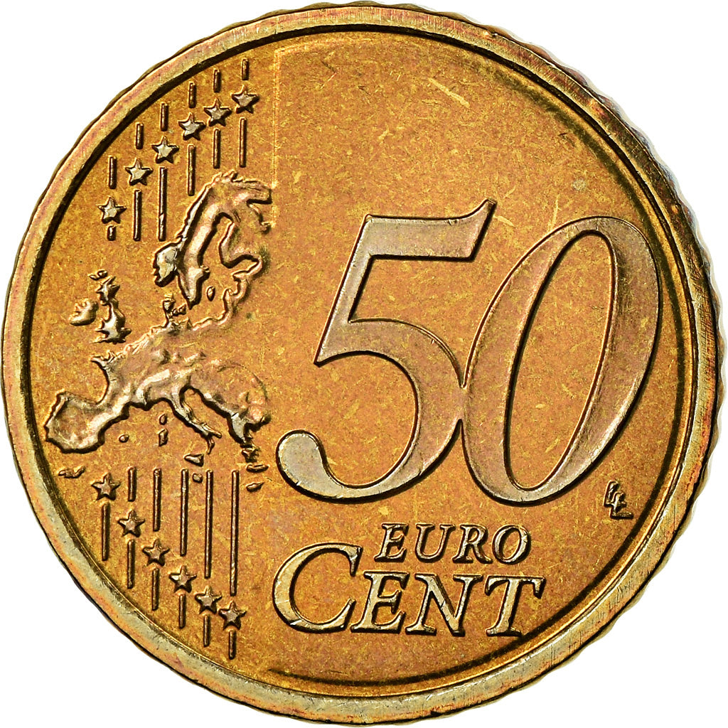 Slovakia, 50 Euro Cent, 2010, BU, MS(65-70), Brass, KM:100