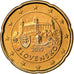 Slovakia, 20 Euro Cent, 2010, BU, MS(65-70), Brass, KM:99
