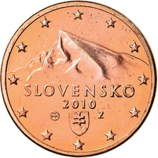 Slovakia, 5 Euro Cent, 2010, BU, MS(65-70), Copper Plated Steel, KM:97