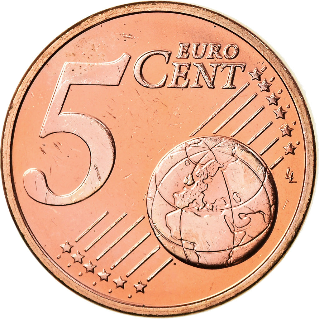 Slovakia, 5 Euro Cent, 2010, BU, MS(65-70), Copper Plated Steel, KM:97