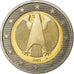 ALEMANHA - REPÚBLICA FEDERAL, 2 Euro, 2003, BU, MS(65-70), Bimetálico, KM:214