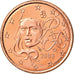 Francia, 5 Euro Cent, 2003, BU, FDC, Acciaio placcato rame, KM:1284