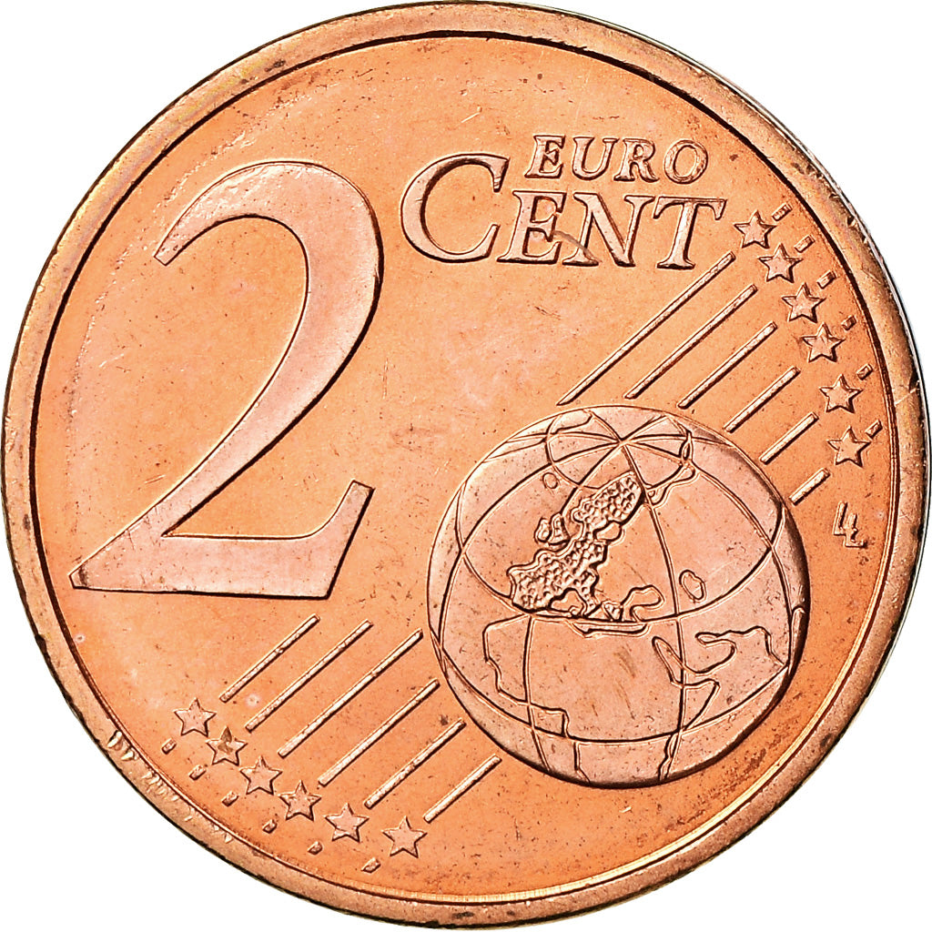 Frankrijk, 2 Euro Cent, 2003, BU, FDC, Copper Plated Steel, Gadoury:2, KM:1283
