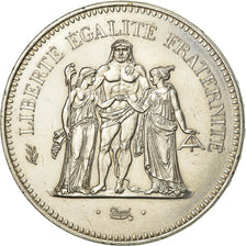 Münze, Frankreich, Hercule, 50 Francs, 1974, Paris, FDC, STGL, Silber