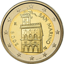 San Marino, 2 Euro, 2009, BE, MS(65-70), Bi-Metallic, KM:486