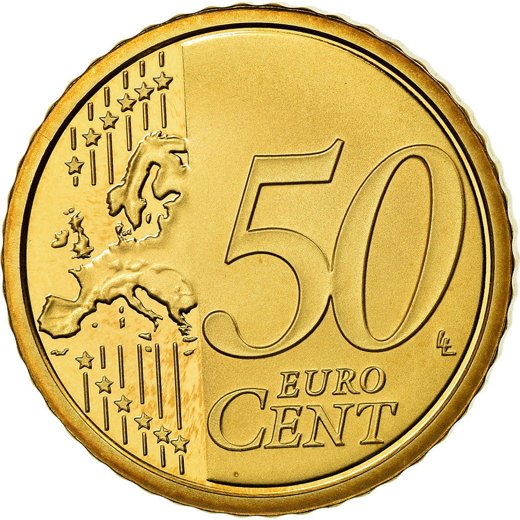 San Marino, 50 Euro Cent, 2009, BE, MS(65-70), Brass, KM:484