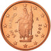 San Marino, 2 Euro Cent, 2009, BE, FDC, Acciaio placcato rame, KM:441