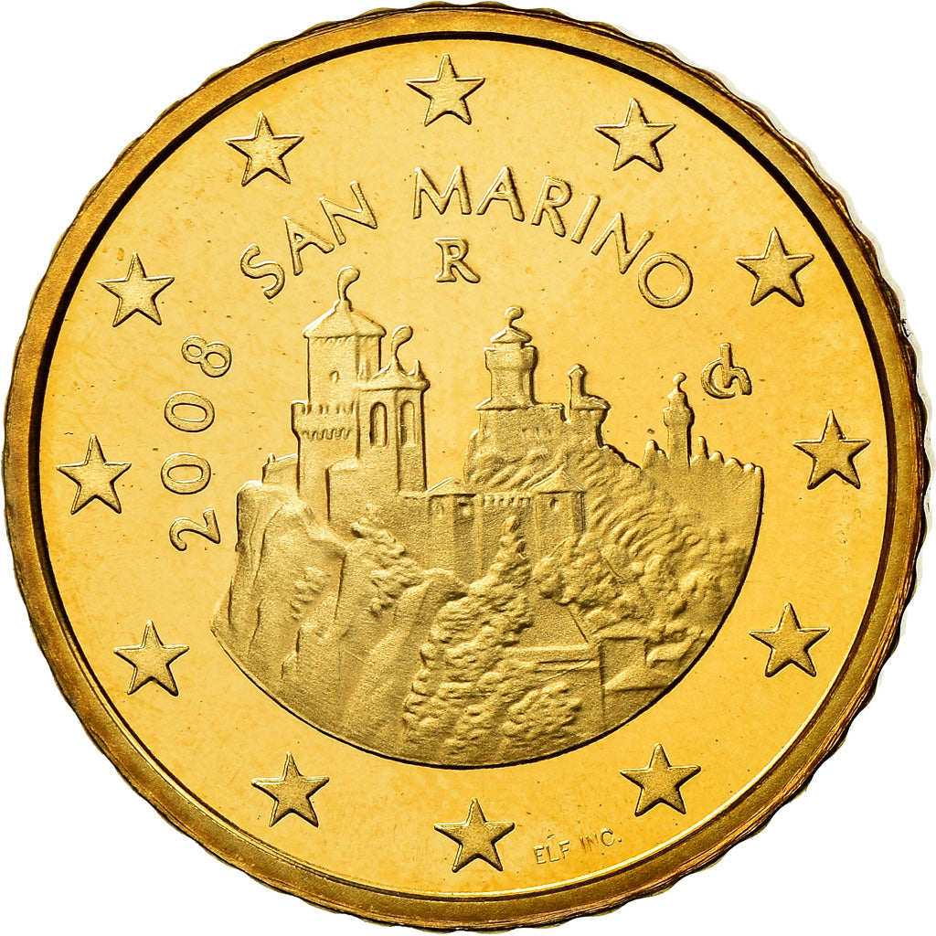 San Marino, 50 Euro Cent, 2008, BE, FDC, Ottone, KM:484