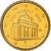 San Marino, 10 Euro Cent, 2008, BE, MS(65-70), Brass, KM:482