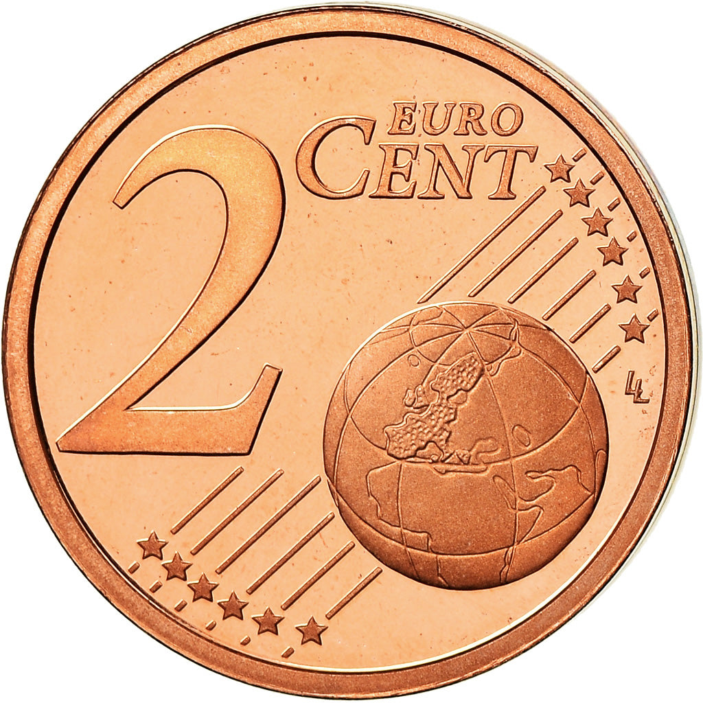 San Marino, 2 Euro Cent, 2008, BE, MS(65-70), Copper Plated Steel, KM:441