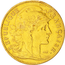 Francia, Marianne, 10 Francs, 1906, Paris, MB+, Oro, KM:846, Gadoury:1017
