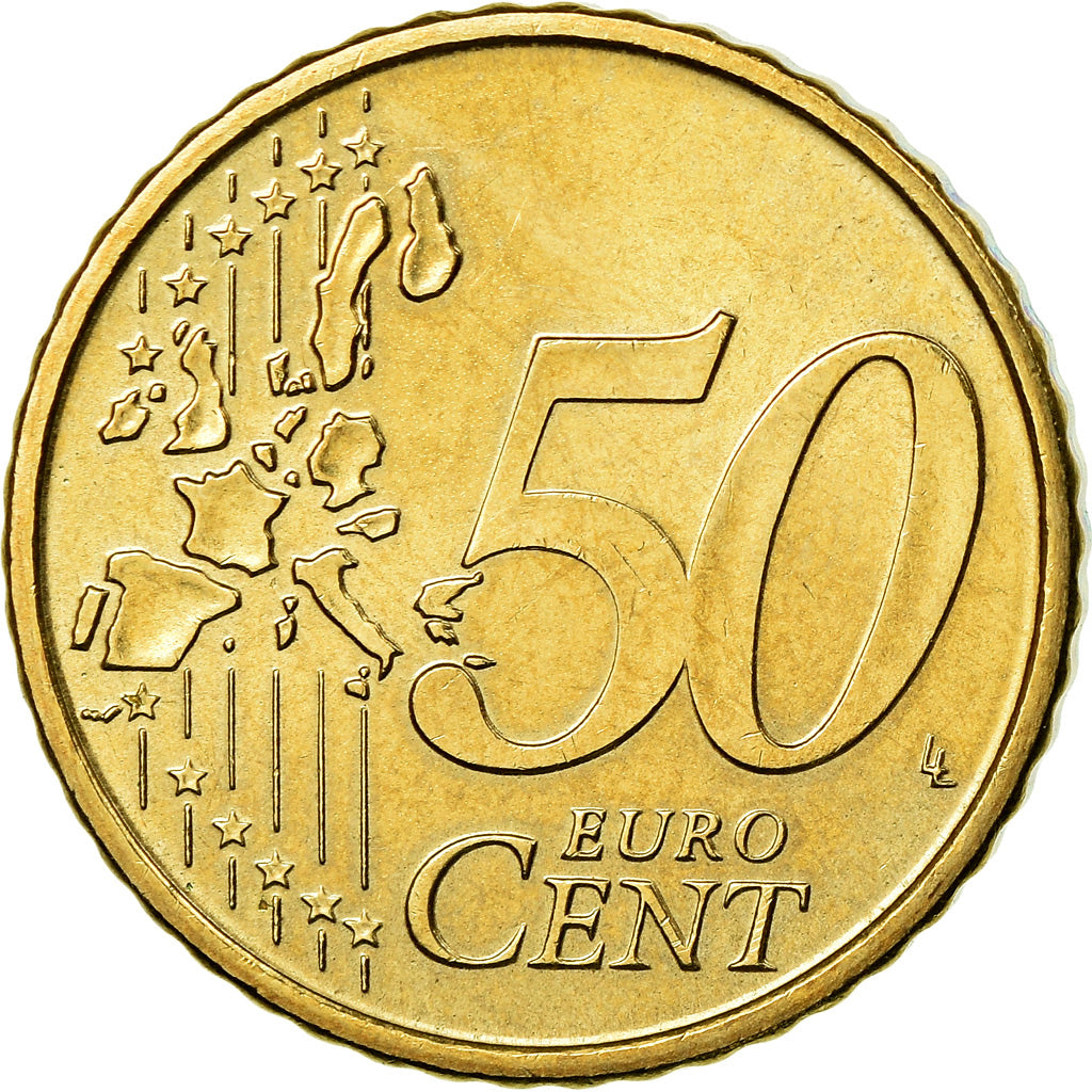 Portugal, 50 Euro Cent, 2007, MS(63), Brass, KM:745