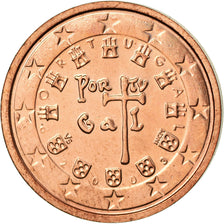 Portugal, 2 Euro Cent, 2003, MS(63), Copper Plated Steel, KM:741