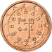 Portugal, 2 Euro Cent, 2003, MS(63), Copper Plated Steel, KM:741