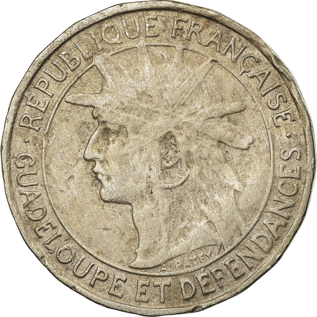 Coin, Guadeloupe, Franc, 1903, VF(30-35), Copper-nickel, KM:46