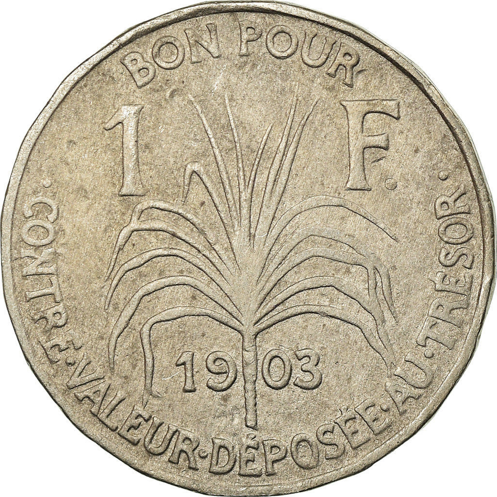Coin, Guadeloupe, Franc, 1903, VF(30-35), Copper-nickel, KM:46