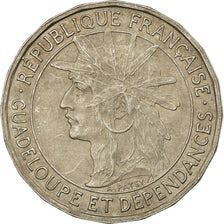 Moneta, Guadalupe, Franc, 1921, BB, Rame-nichel, KM:46