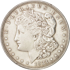 United States, Morgan Dollar, Dollar, 1921, U.S. Mint, Philadelphia, AU(50-53...