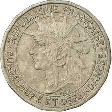 Coin, Guadeloupe, 50 Centimes, 1921, VF(30-35), Copper-nickel, KM:45