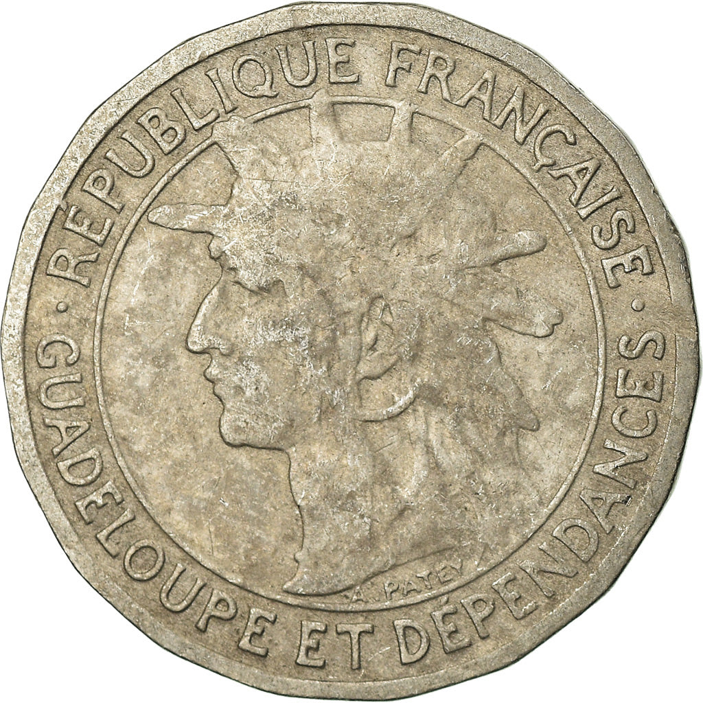 Coin, Guadeloupe, 50 Centimes, 1903, VF(20-25), Copper-nickel, KM:45
