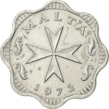 Coin, Malta, 2 Mils, 1972, AU(55-58), Aluminum, KM:5