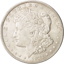 États-Unis, Morgan Dollar, Dollar, 1921, U.S. Mint, Philadelphia, TTB+, Arge...