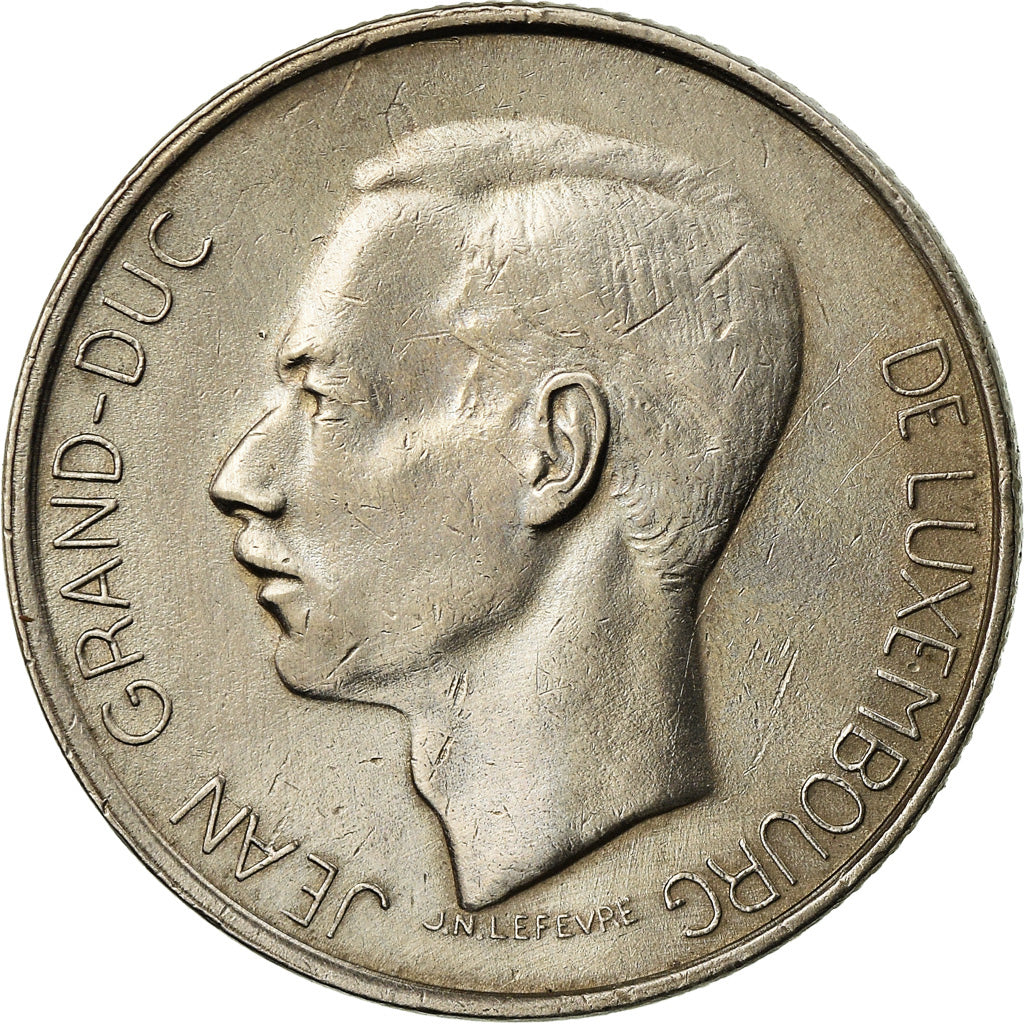 Munten, Luxemburg, Jean, 5 Francs, 1971, ZF+, Copper-nickel, KM:56