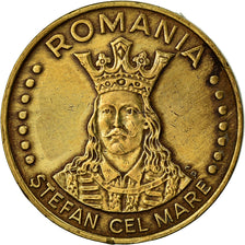 Coin, Romania, 20 Lei, 1991, AU(50-53), Brass Clad Steel, KM:109