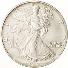 United States, Dollar, 1995, U.S. Mint, Philadelphia, MS(60-62), Silver, KM:273