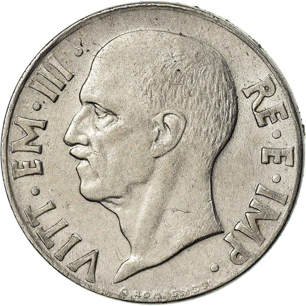 Coin, Italy, Vittorio Emanuele III, 20 Centesimi, 1940, Rome, AU(50-53)