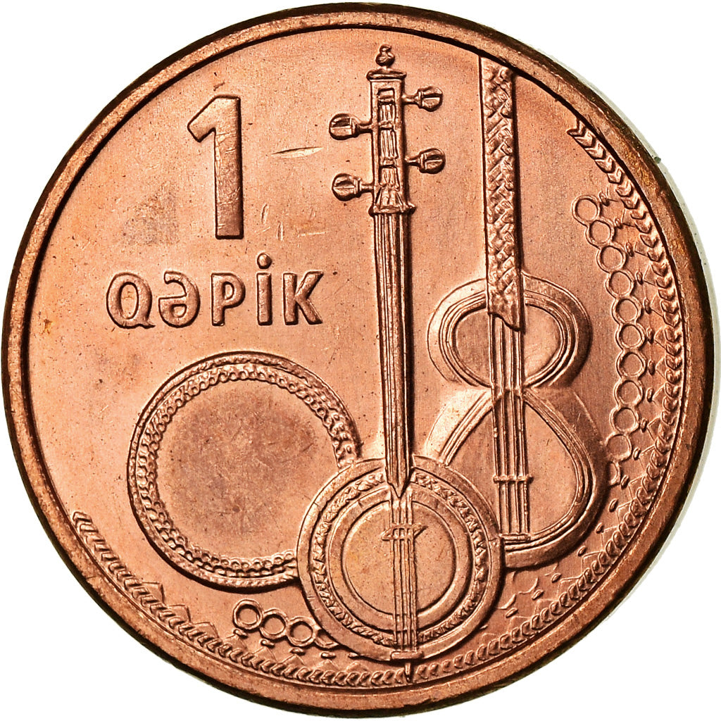 Monnaie, Azerbaïdjan, Qapik, Undated (2006), SUP, Copper Plated Steel, KM:39