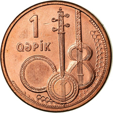 Monnaie, Azerbaïdjan, Qapik, Undated (2006), SUP, Copper Plated Steel, KM:39