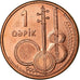 Monnaie, Azerbaïdjan, Qapik, Undated (2006), SUP, Copper Plated Steel, KM:39