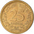 Moneda, Transnistria, 25 Kopeek, 2005, MBC, Bronce chapado en acero, KM:52a