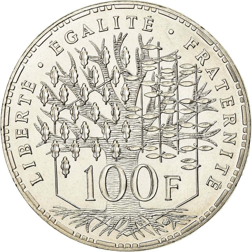 Coin, France, Panthéon, 100 Francs, 1982, Paris, FDC, MS(65-70), Silver