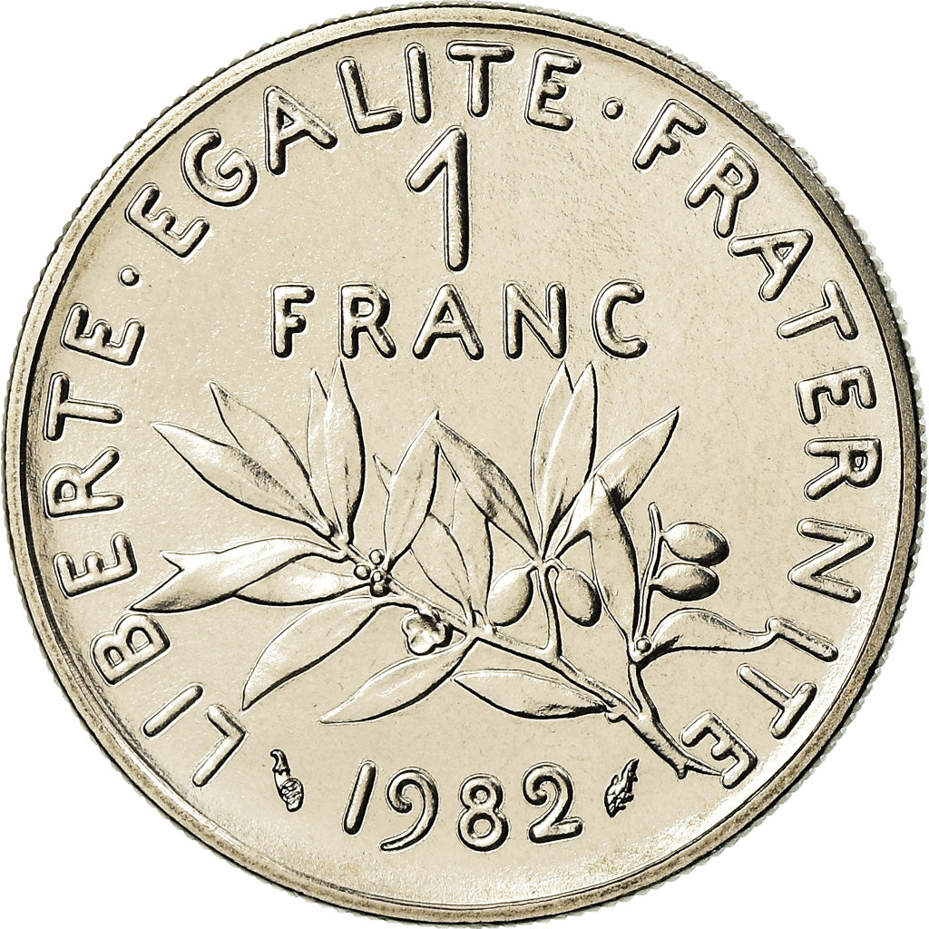 Monnaie, France, Semeuse, Franc, 1982, Paris, FDC, FDC, Nickel, Gadoury:474