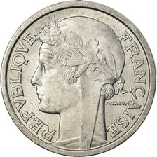 Coin, France, Morlon, 2 Francs, 1958, AU(55-58), Aluminum, KM:886a.1