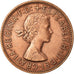 Coin, Great Britain, Elizabeth II, Penny, 1962, EF(40-45), Bronze, KM:897