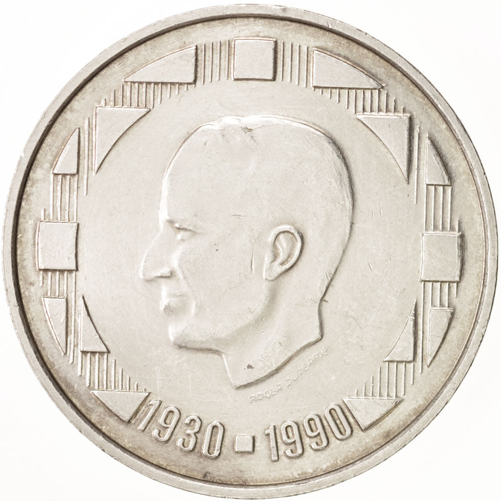 Belgium, 500 Francs, 500 Frank, 1990, , AU(50-53), Silver, KM:179