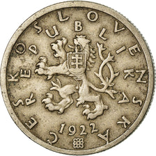 Coin, Czechoslovakia, 50 Haleru, 1922, EF(40-45), Copper-nickel, KM:2