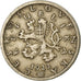 Coin, Czechoslovakia, 50 Haleru, 1922, EF(40-45), Copper-nickel, KM:2