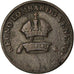 Monnaie, États italiens, LOMBARDY-VENETIA, Centesimo, 1822, Milan, TB, Cuivre