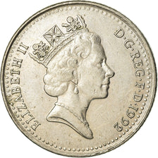 Coin, Great Britain, Elizabeth II, 10 Pence, 1992, EF(40-45), Copper-nickel